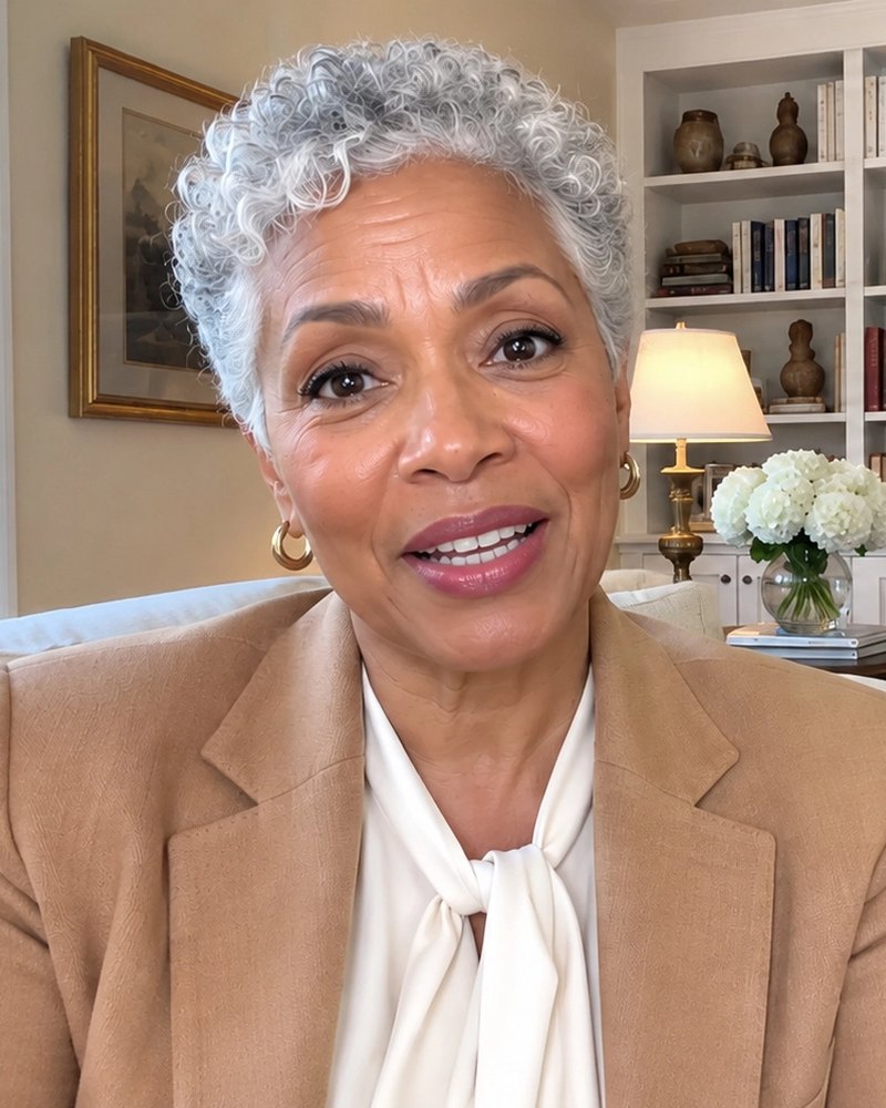 Loretta Banks, the author, smiling at the camera